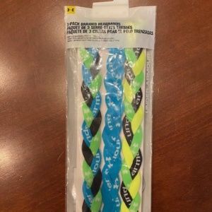 3 Pack Braided Headbands Under Armour